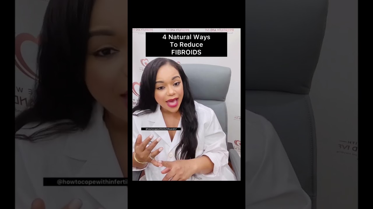 4 Natural Ways To Reduce FIBROIDS!!! #shorts