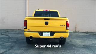 2016 Ram 1500 exhaust comparison Flowmaster Super 44 vs Stock