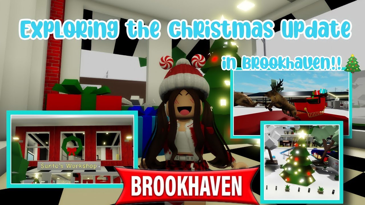 EXPLORING THE CHRISTMAS UPDATE IN BROOKHAVEN!! YouTube