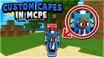 How To Get CUSTOM CAPES In MCPE! (1.16)