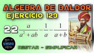 Subtracting Fractions - Simplifying Fractions - Baldor Algebra from Scratch - Exercise 129 22 screenshot 3