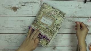 Shabby Field Notes Fabric Journal