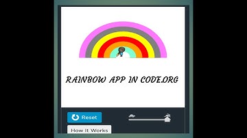 Rainbow-making app in code.org | Coding tutorial | Coding with Juniors