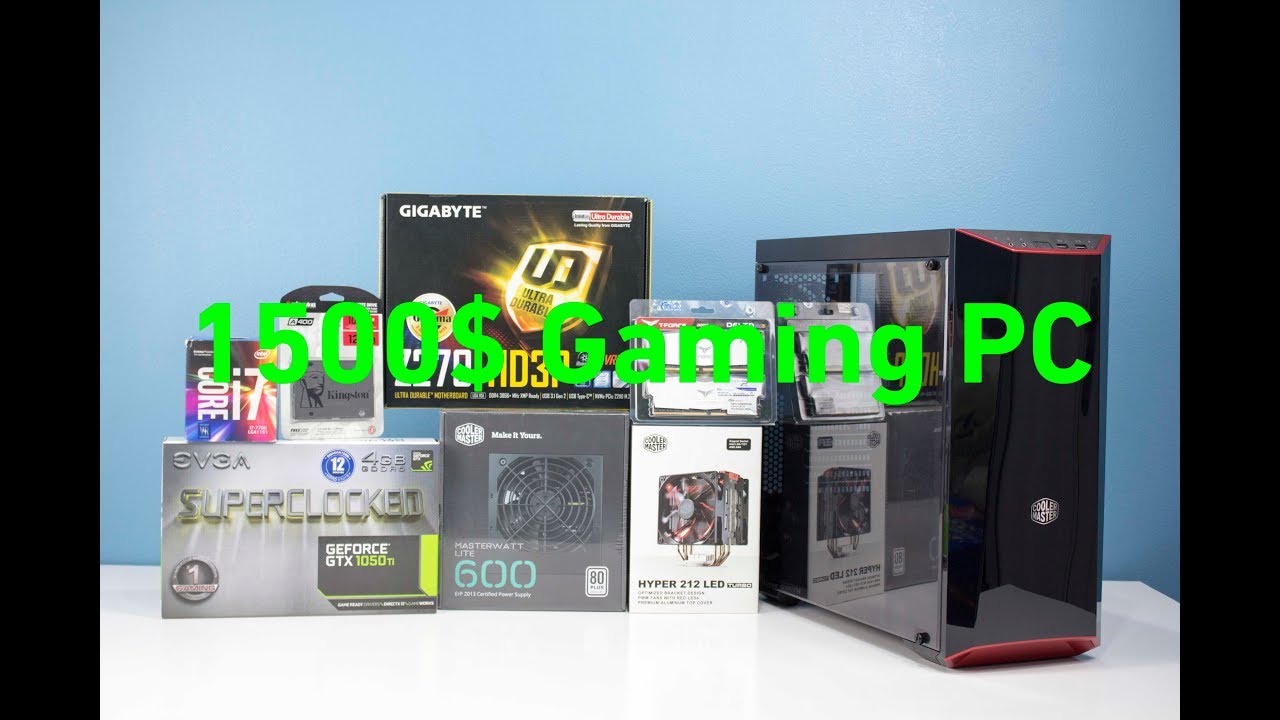 Gaming Pc build for 1500 YouTube