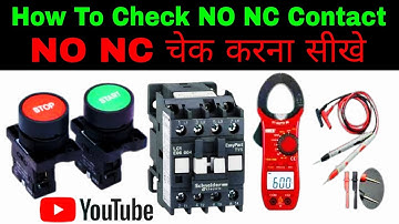 How To Check NO NC Switch & Contactor With Clampmeter || क्लैंप मीटर से no nc स्विच कैसे चेक करे?