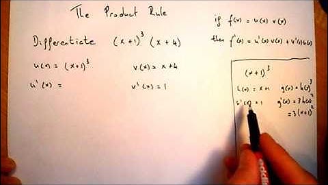 Product rule sample question