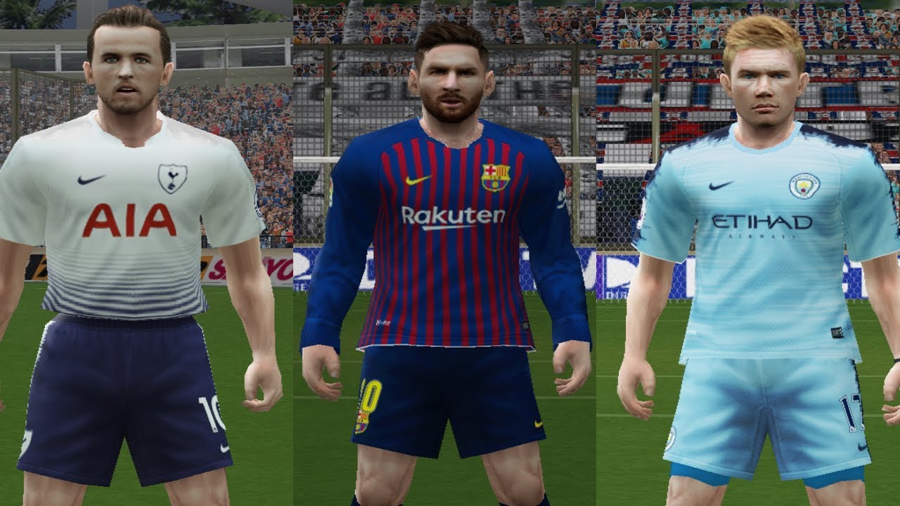 PES6 - Posibles Kits 2018/2019 - Barcelona, Chelsea, Man ...