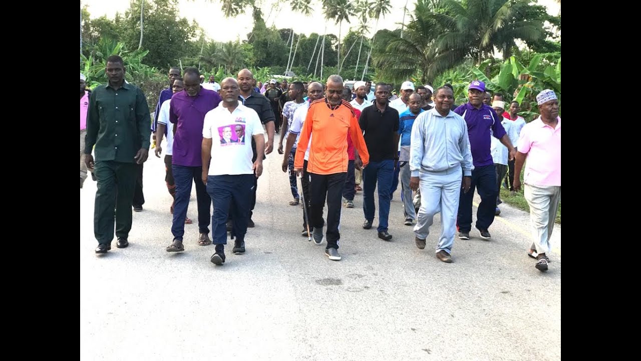 Asubuhi ya Maalim Seif akiwa Gando Pemba