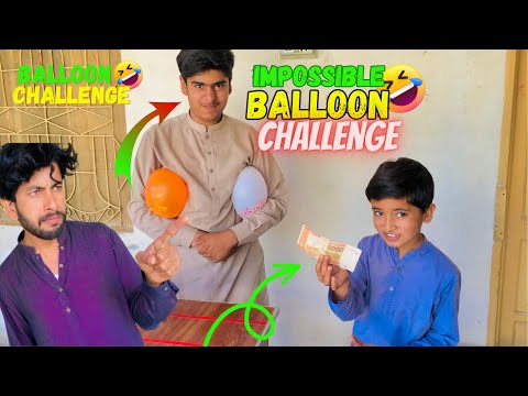 IMPOSSIBLE BALLOON CHALLENGE//The Impossible Balloon Challenge