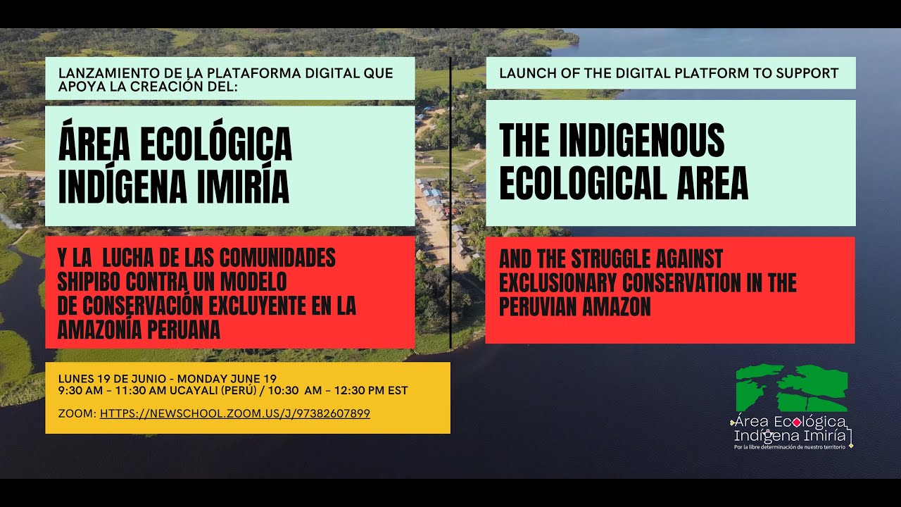 Así fue el lanzamiento del Area Ecologica Indígena.org