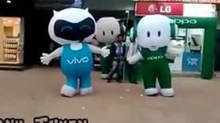 Pertandingan Dance Antara Badut Oppo Vs Vivo Lucu