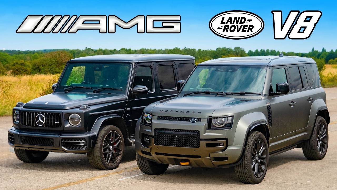 AMG G63 vs Defender Octa V8: ARRANCONES