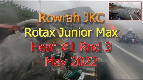 JKC Rnd.3 | Rowrah | Heat 1 | Rotax Junior Max - #karting