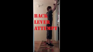 Back Lever Attempt 23 Fit Vid 22
