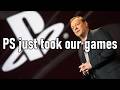 PlayStation just rug pulled Your game library