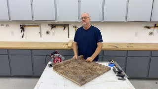 How to cut Laminate countertop with  rolled backsplash