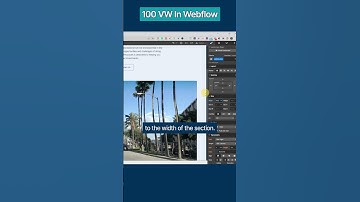 100 VW In Webflow | Why You Should Avoid Setting Section Widths To 100 VW #shorts