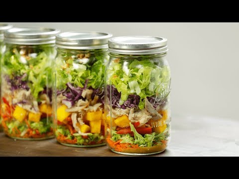 Thai Chicken Salad Jars