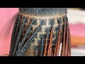 Why do braiders wait to braid down? | Split Dye Knotless Box Braids