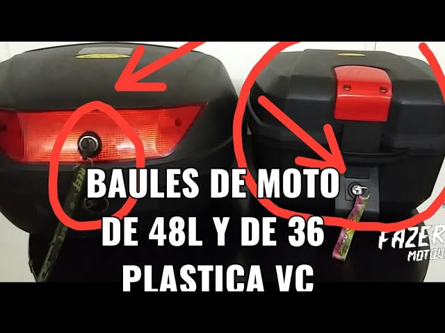 Kit Alforjas Engomadas + Baul Moto 2 Cascos 45 Lts Ruta Cu