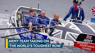 Military team on a mission to row the Pacific in 45 days