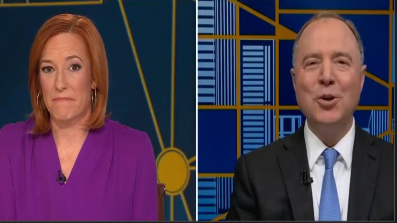 Jen Psaki is shocked by Adam Schiffer's false words