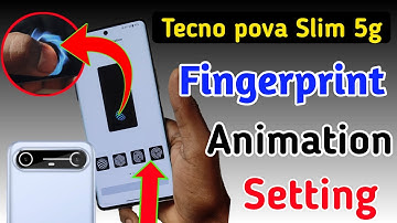 Tecno pova Slim 5g Fingerprint animation kaise lagaye / fingerprint animation setting in Tecno pova