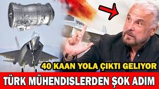 Mmu Kaanın Yeni Motoru.. 40 Adet Uçak Yola Çıktı.. Türk Mühendisten Şok Açıklama