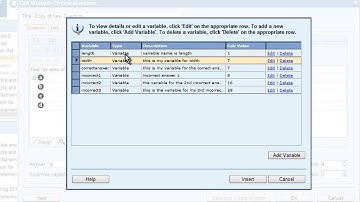 Cognero - Instructor - How do I Create Simple Algorithmic Questions