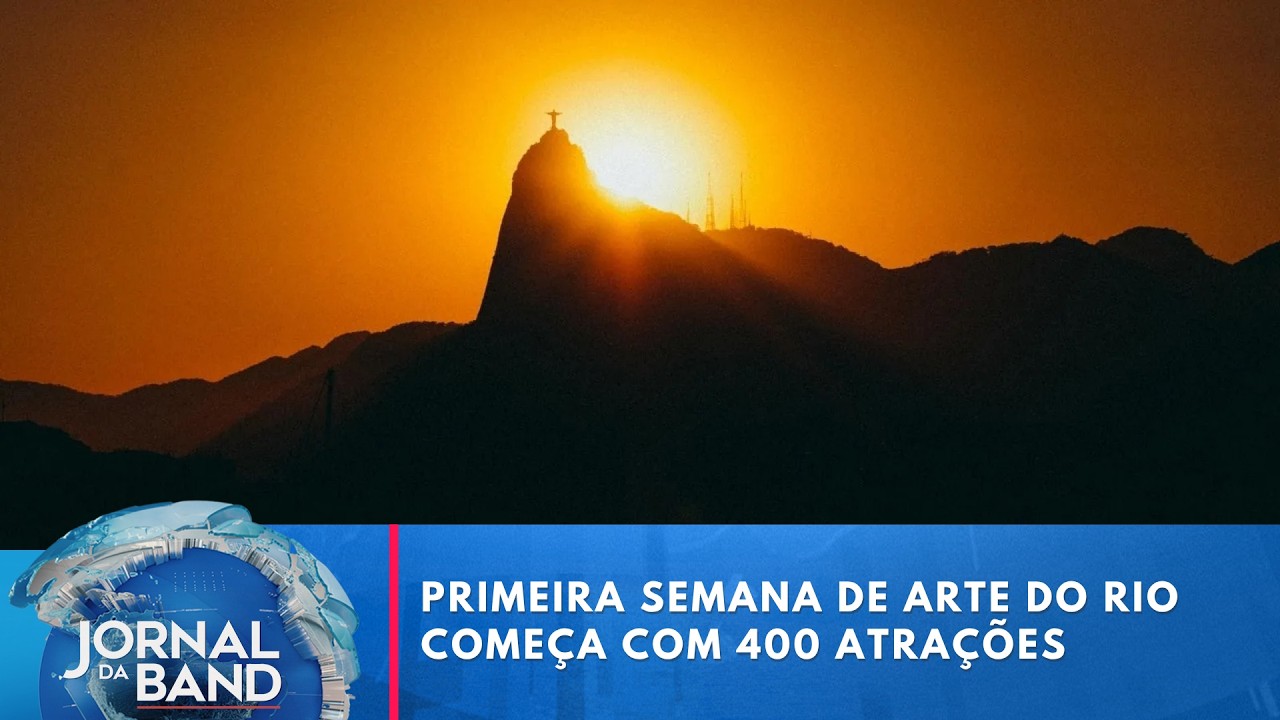 Rio sedia primeira Semana de Arte com mais de 400 atrações | Jornal da Band