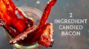 2 Ingredient Baked Brown Sugar Candied Bacon