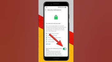 WhatsApp Security Notification On Kaise Kare #ytsurajbhaiya #securty #youtubeshorts #viralshort