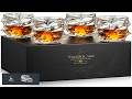 TSUKIGLASS Storm Premium Japanese Crystal Whisky Glasses Set of 4 Gift