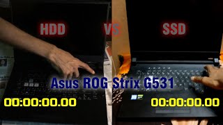 HDD vs SSD in Asus ROG Strix G531