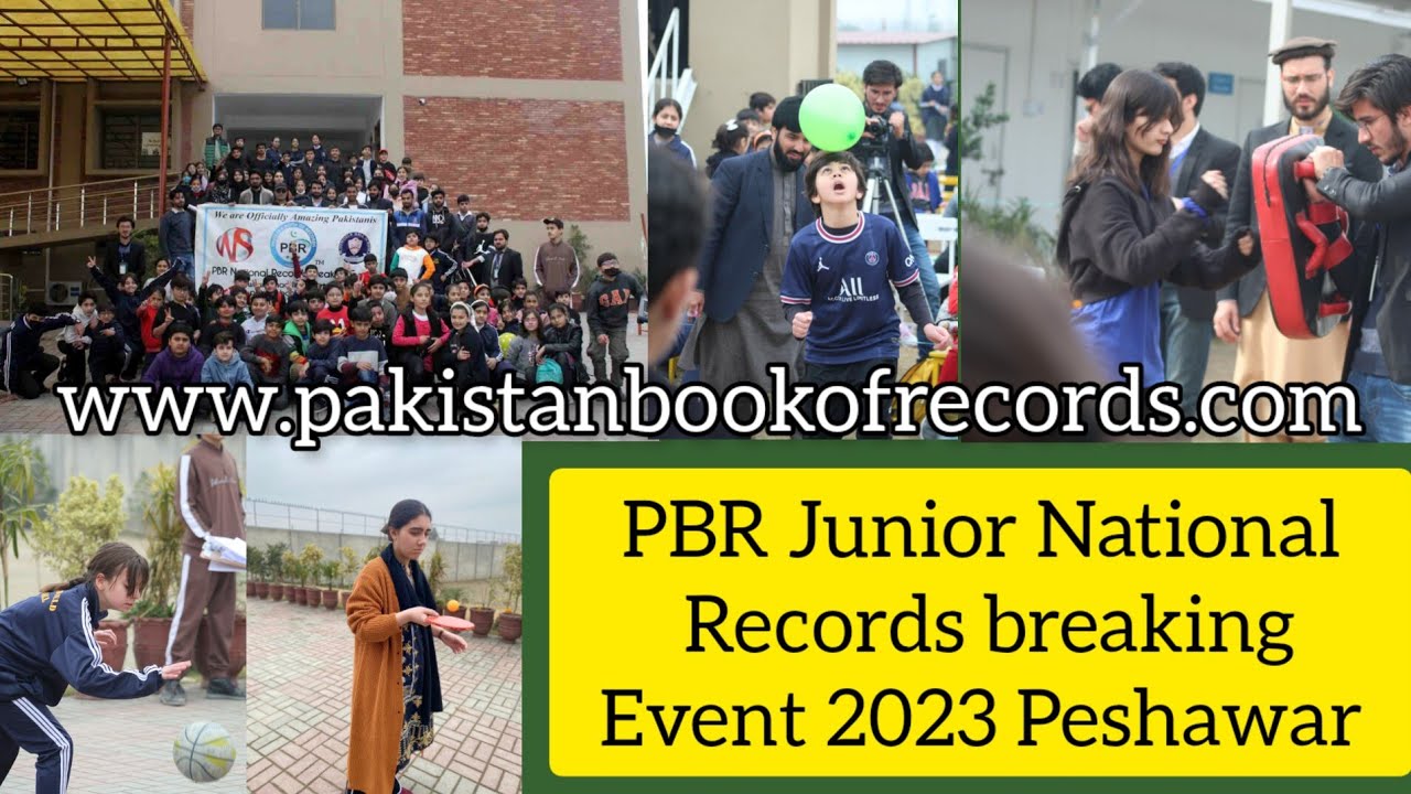 Pbr junior national record breaking event 2023 pakistan book of
