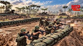 US FIREBASE - VIETNAM WAR - LINE DEFENSE BATTLE | Gates of Hell
