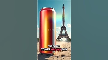 Did You Know the Eiffel Tower Grows Taller in Summer? 😱#eiffeltower