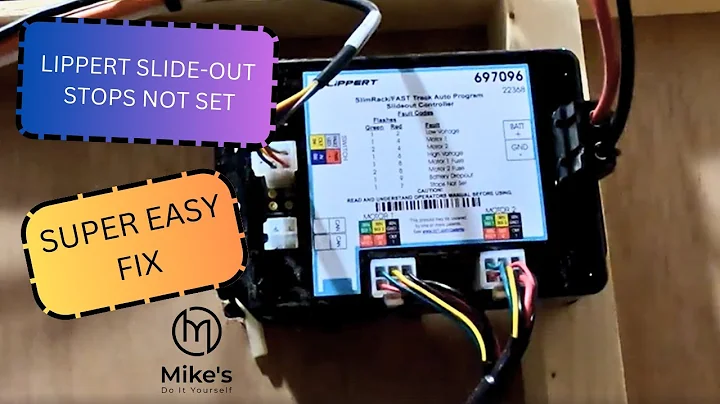 Lippert Slide-Out Stops Not Set Fix