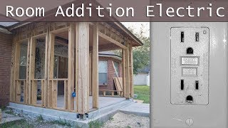 How To Run Wire in New Addition, RoughIn Electrical Vid #6