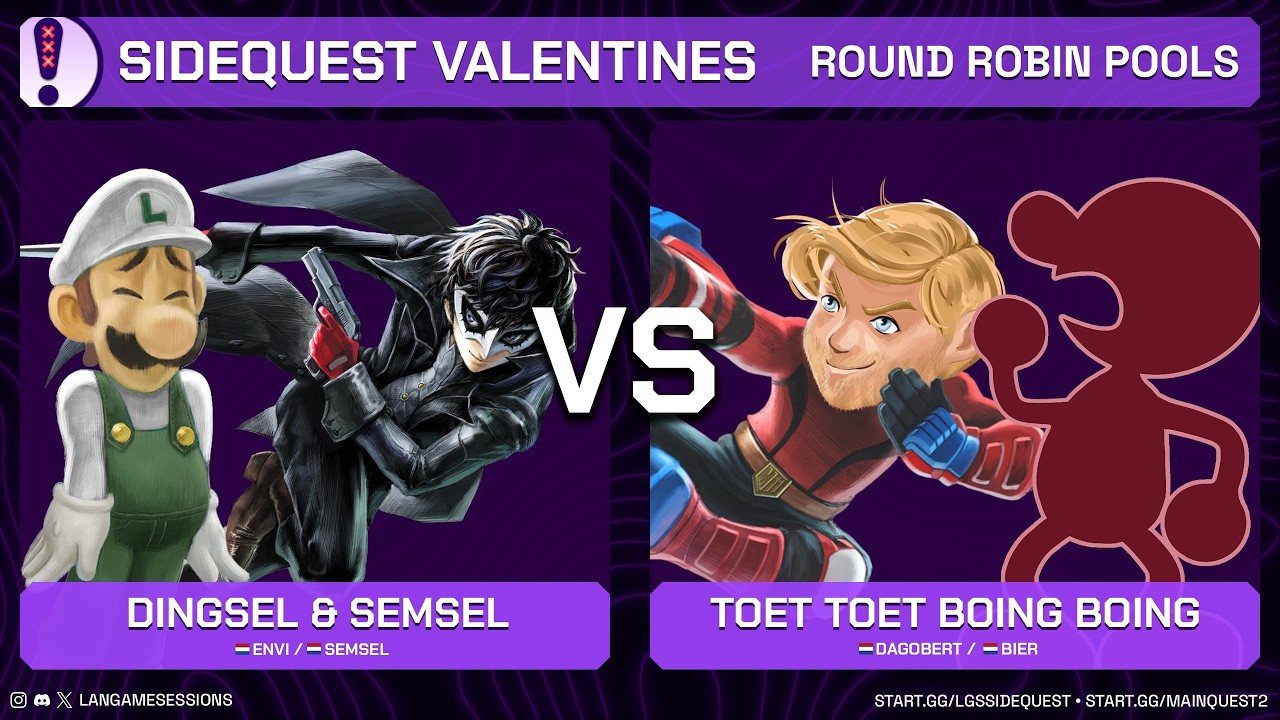 Envi / Semsel VS Dagobert / Bier - RR Pools - LGS: The Sidequest Valentines - SSBU