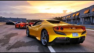 Supercars Arriving  Ferrari SF90, Lamborghini, McLaren  Cars and Coffee at Motor Enclave