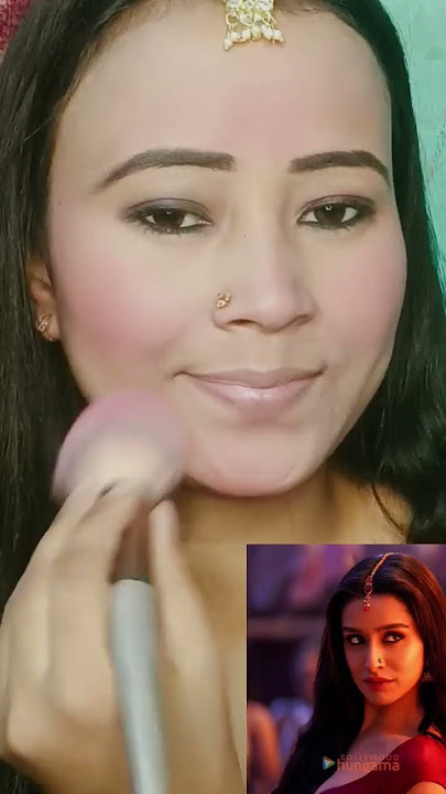 thumkaswari  song sardha Kapoor makeup look #shorts #short #shhort #shortvideo #shortsvideo