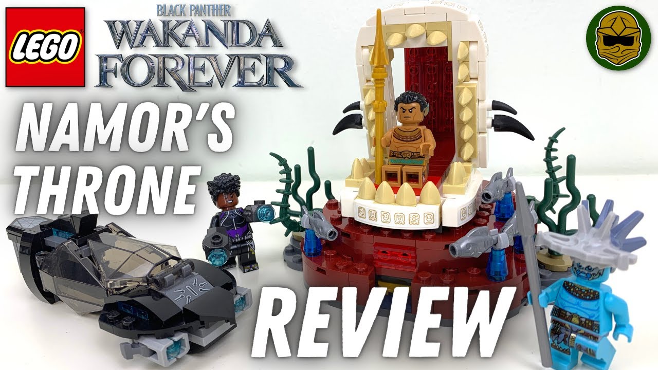 Lego Marvel Black Panther: Wakanda Forever King Namor Throne Room