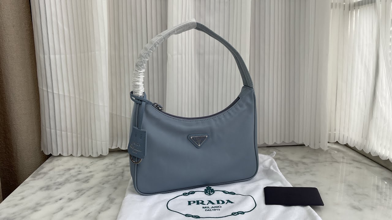 Prada Re Nylon Re Edition 2000 Mini Bag Blue Review 