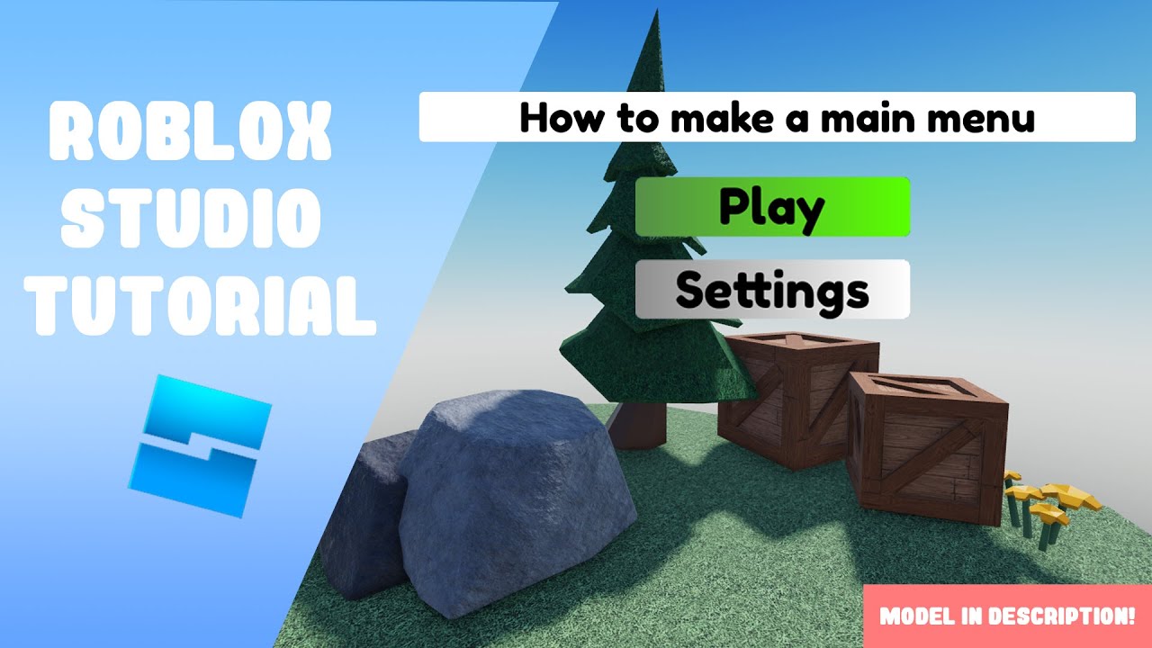 Como Fazer um Menu no Roblox Studio 2021 - Com Câmera 