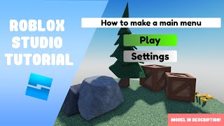 How To Make A SETTINGS MENU In ROBLOX STUDIO! (2022) 