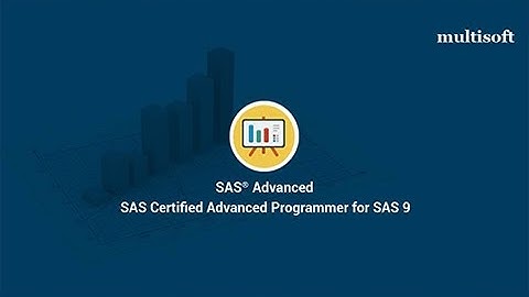 SAS Advanced Online Certification Training | Multisoft Virtual Academy
