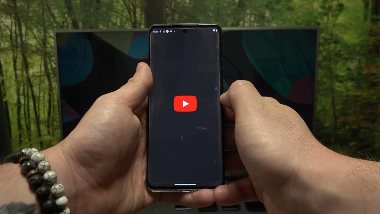 How to Cast Screen via YouTube in Motorola Edge 40 Use Screen