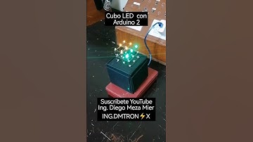 Cubo LED con Arduino