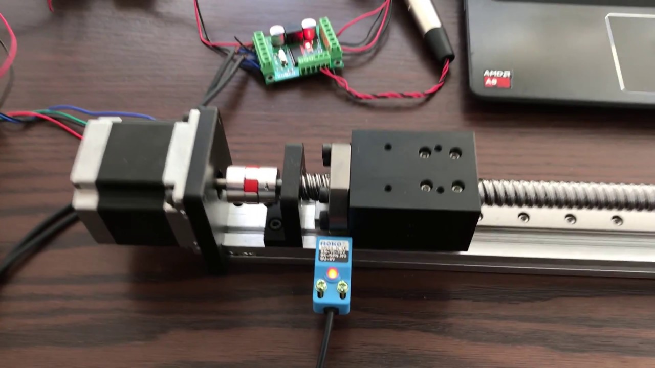 Tarjeta controladora de motor a pasos con DMX